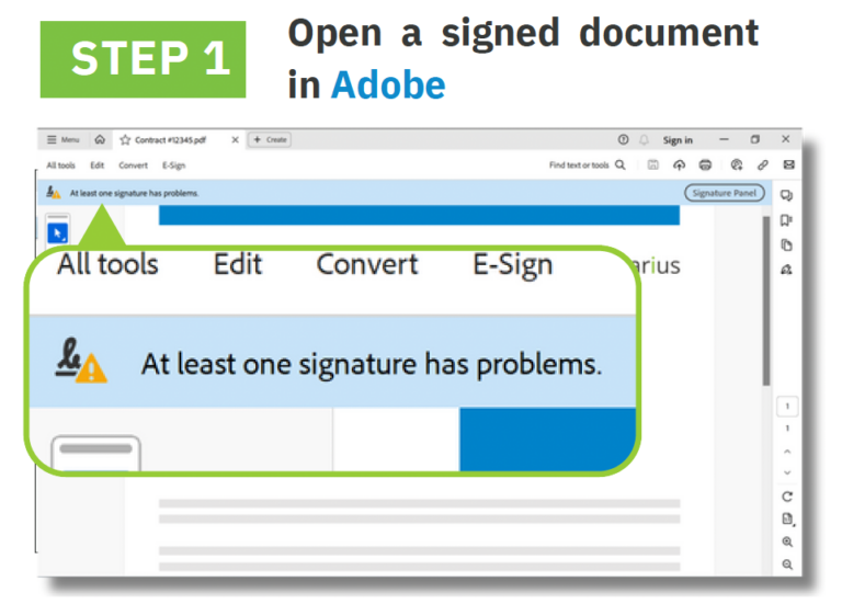 How to configure adobe acrobat to validate signatures notarius support