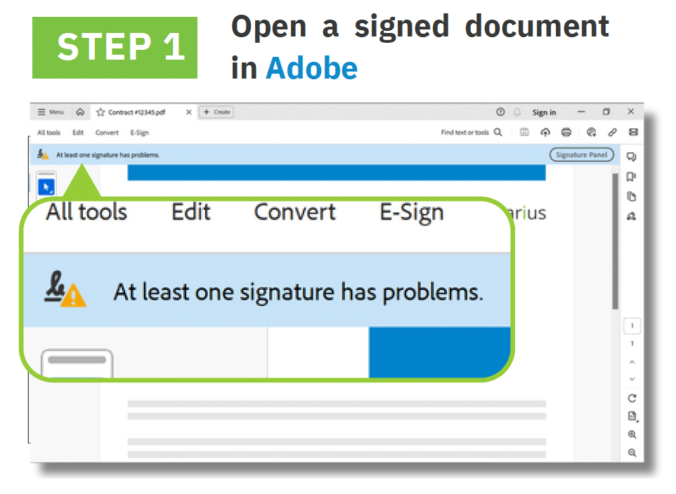 Sign with an invisible digital signature - ConsignO Desktop