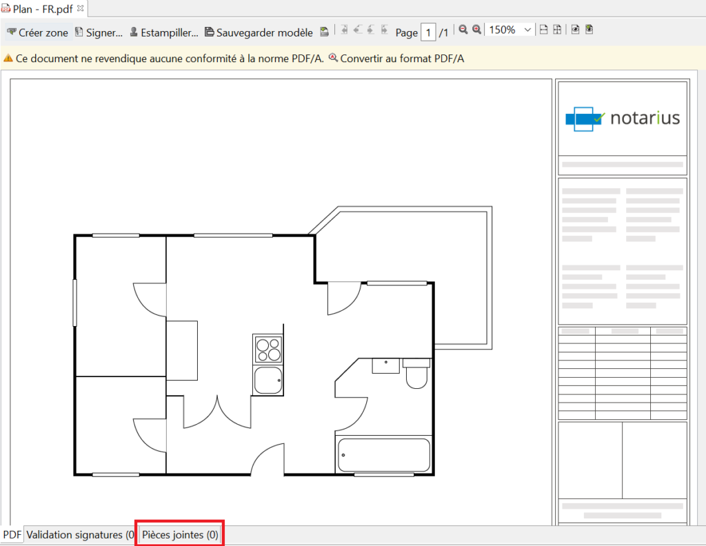 Travailler avec le format PDF/A - Notarius Support