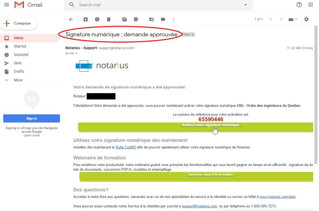 Comment renouveler mon numéro de référence expiré CertifO Desktop ? Notarius Support